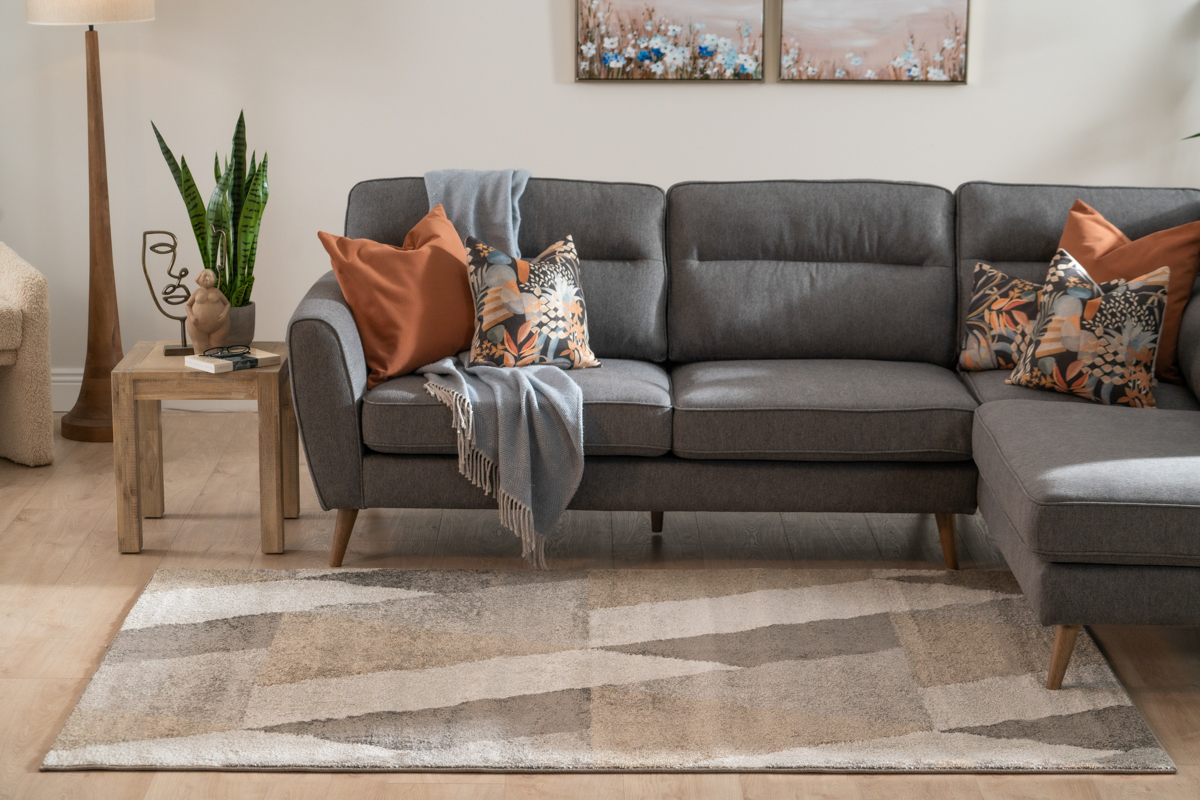 geometric rug sofa fabric rug