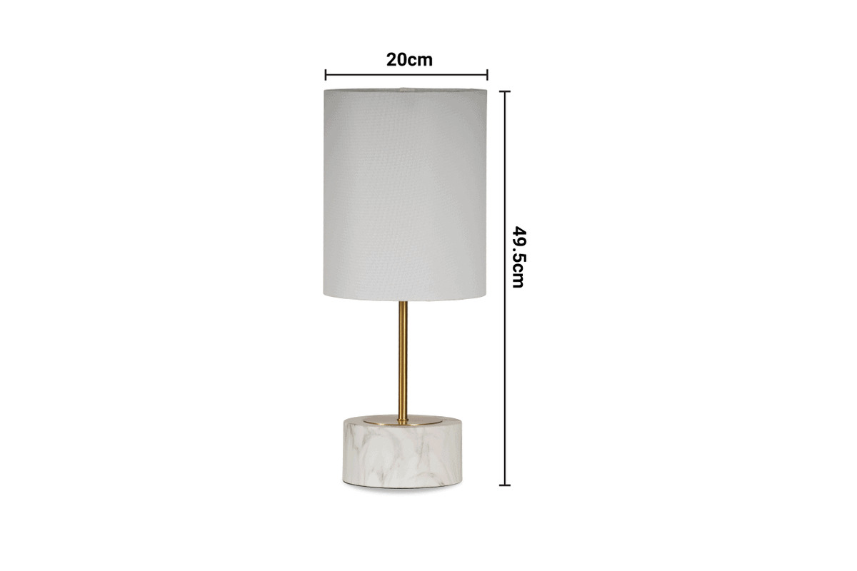 Abigail Table Lamp dimensions