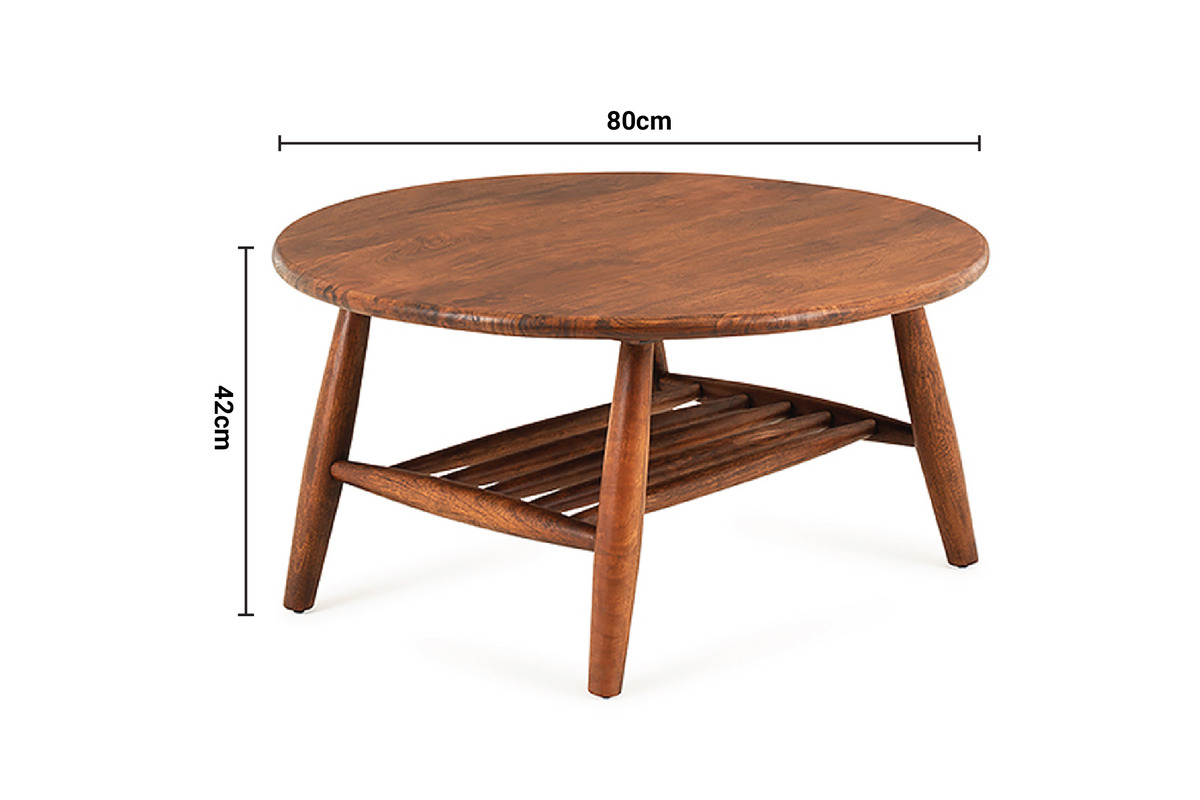 Alfie Round Coffee Table dimensions