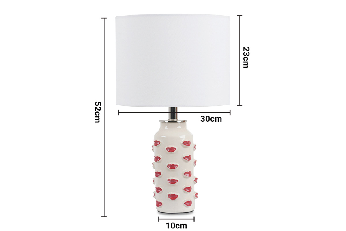 Amour Table Lamp dimensions
