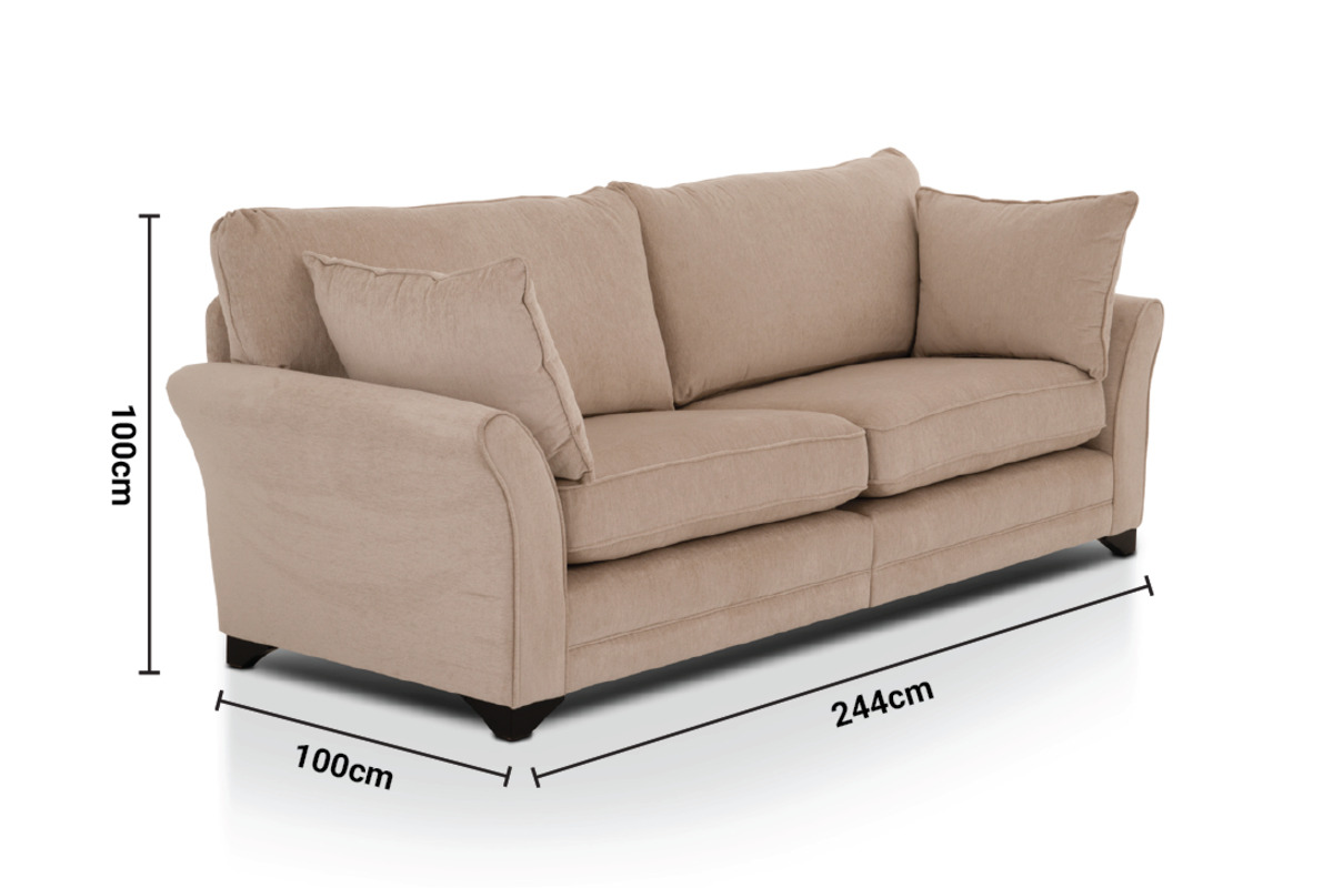 Aran 4 Seater Sofa dimensions