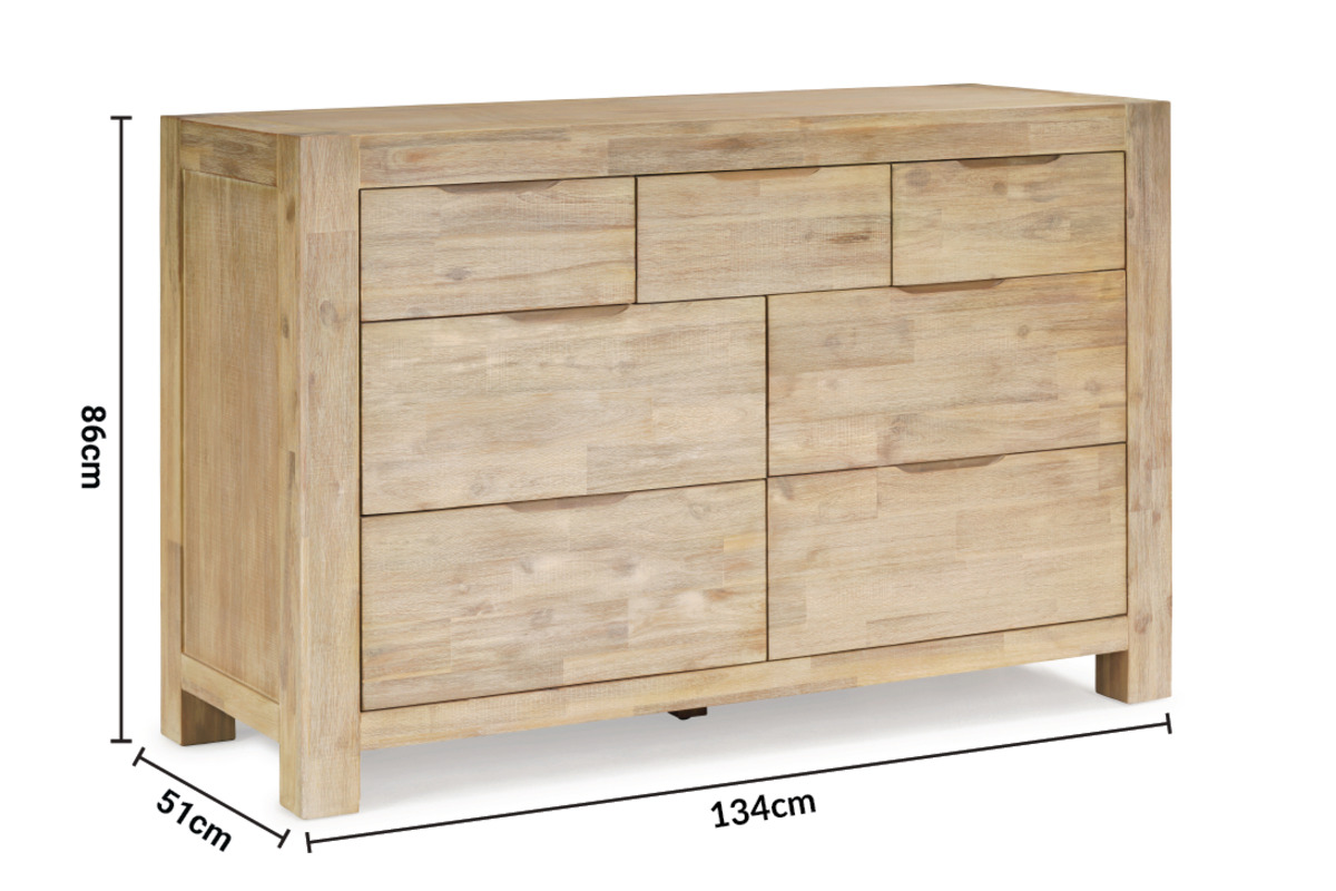 Berlin 7 Drawers Chest dimensions
