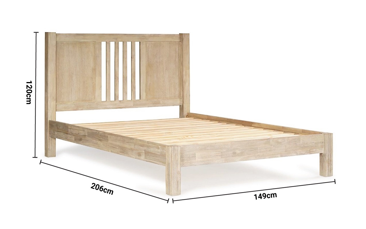 Berlin Double 4'6' Bed Frame dimensions