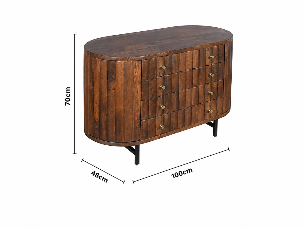 Petra 4 Drawers Chest dimensions