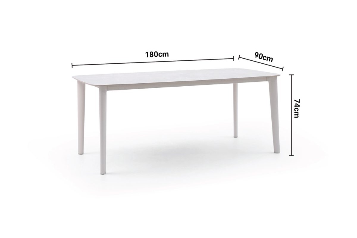 Capri Dining Table dimensions
