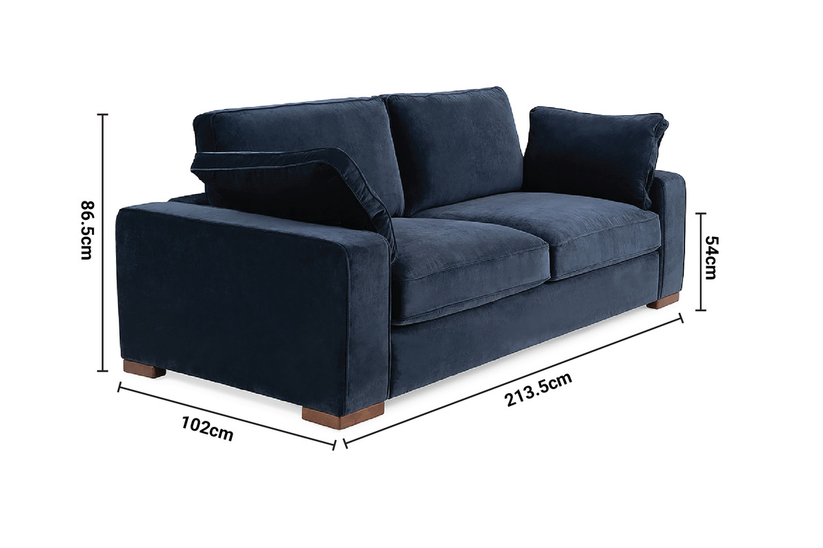 Casa 3 Seater Sofa dimensions