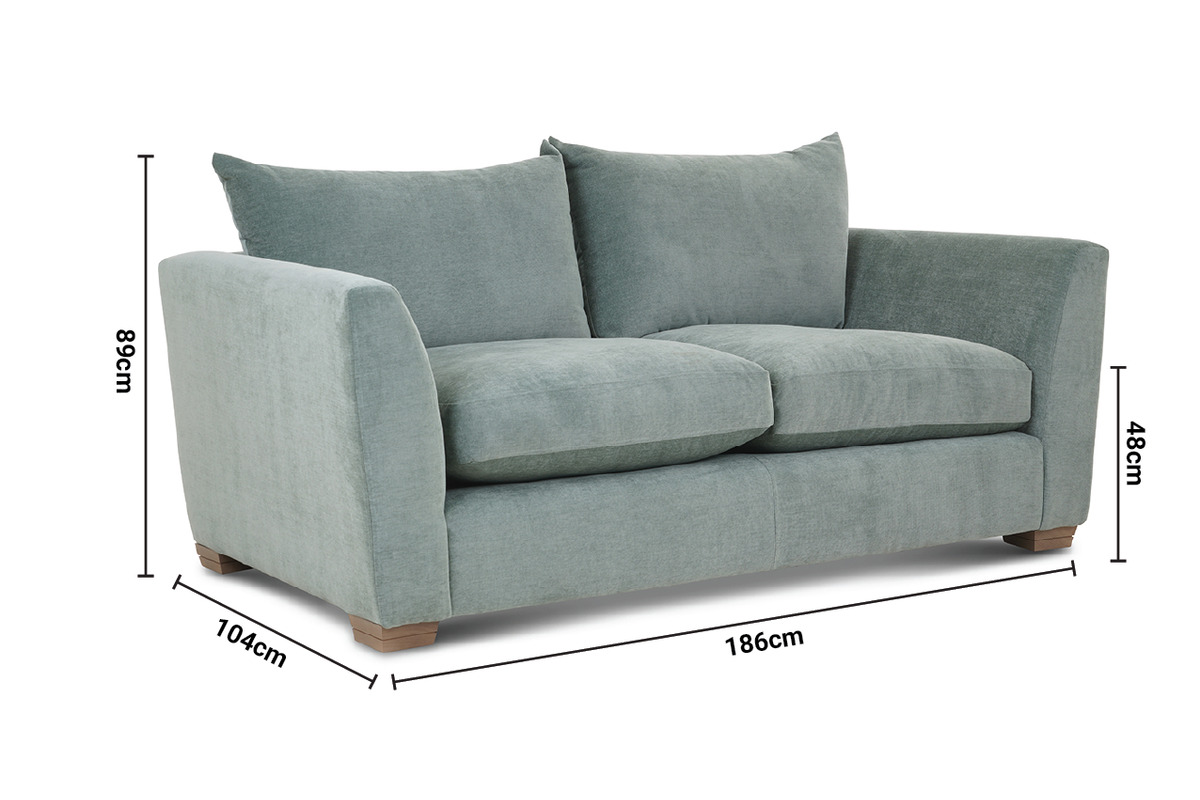 Chicago 2 Seater Sofa dimensions