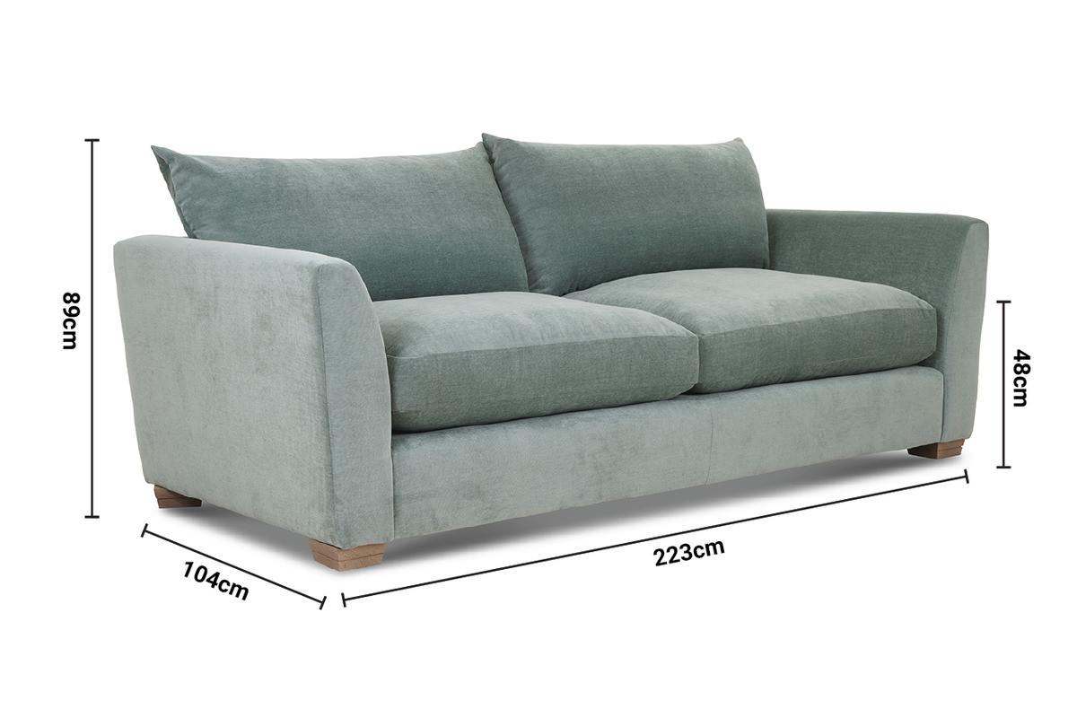 Chicago 3 Seater Sofa dimensions