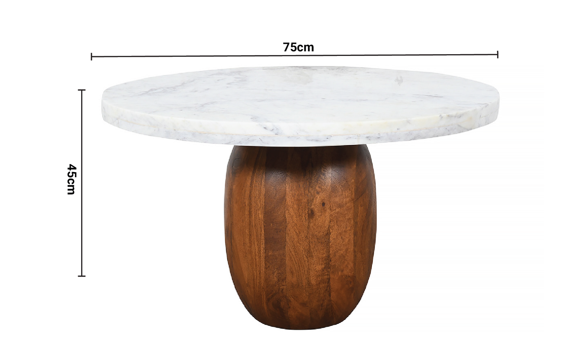 Cove Small Coffee Table dimensions