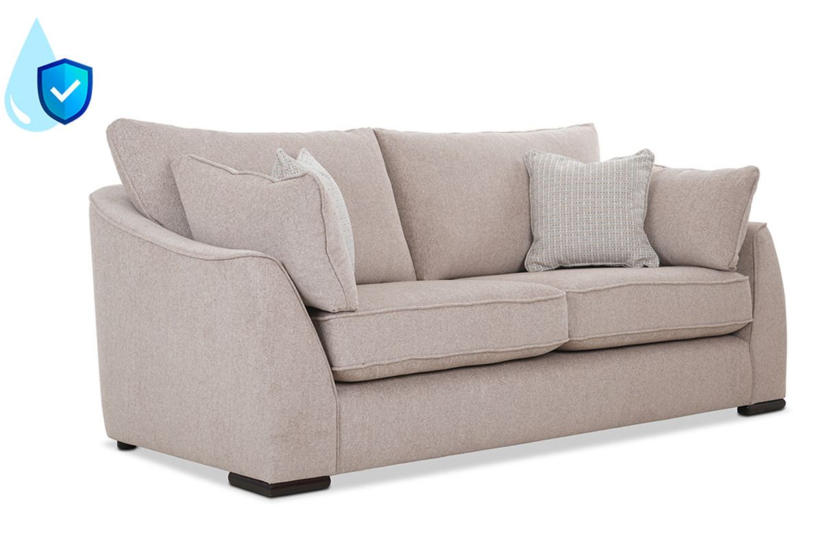 Adare Cream Fabric 3 Seater Sofa