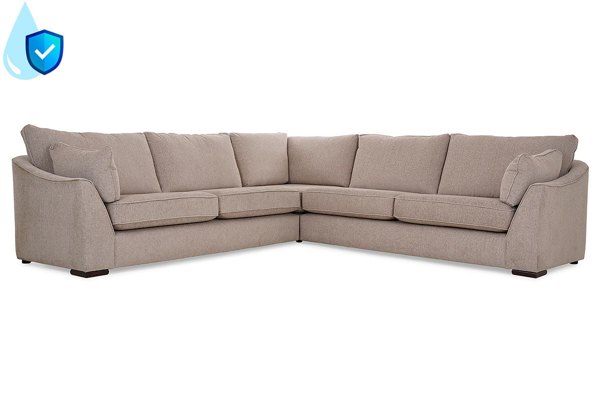 Adare Cream Fabric Universal Corner Sofa