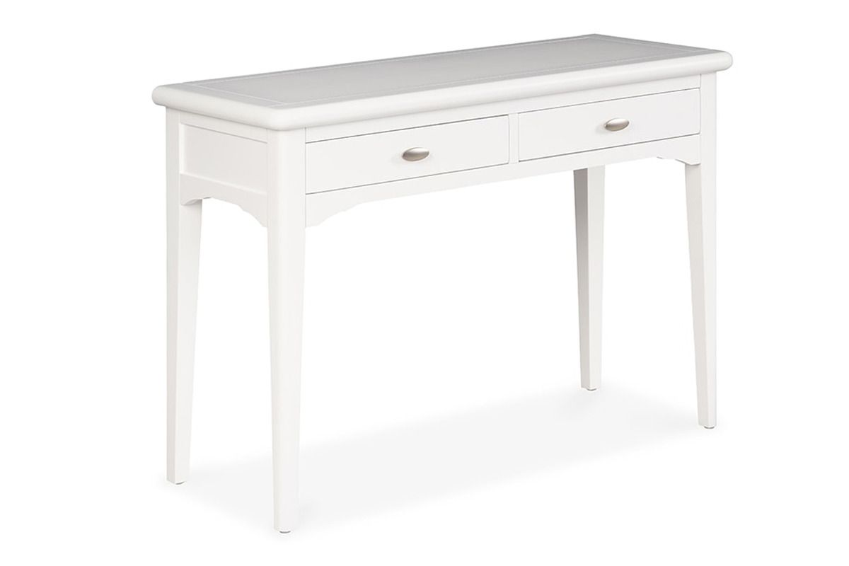 Alaska White 2 Drawer Dressing Table