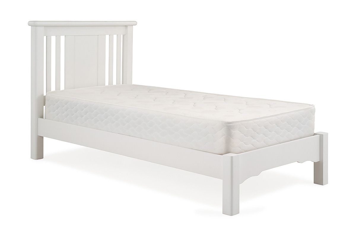 Alaska White Single 3ft Bed Frame