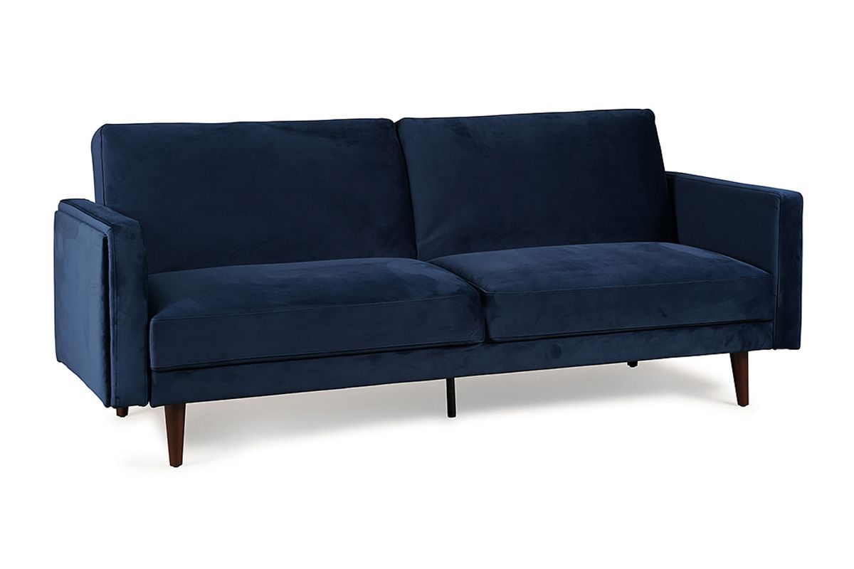 Anna Navy Fabric 3 Seater Sofa Bed