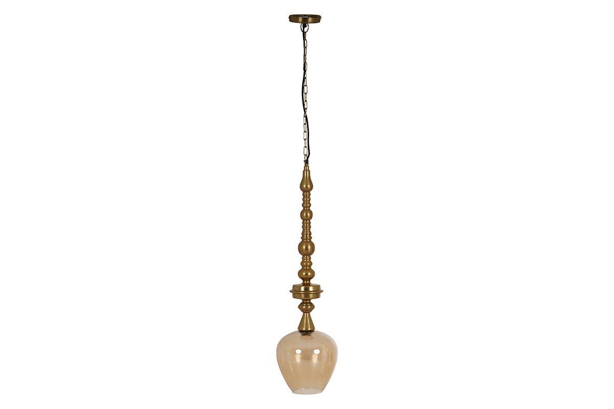 Antique Glass Single Pendant
