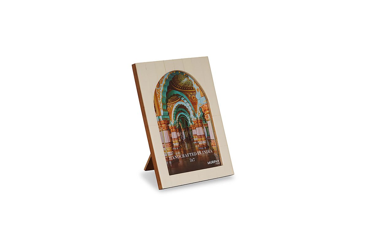 Arched Frame White 5x7In