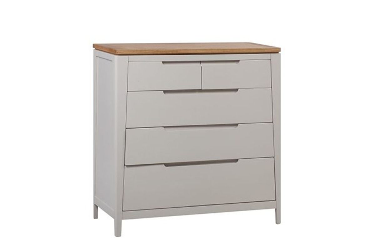 Ashby Grey 5 Drawers Chest