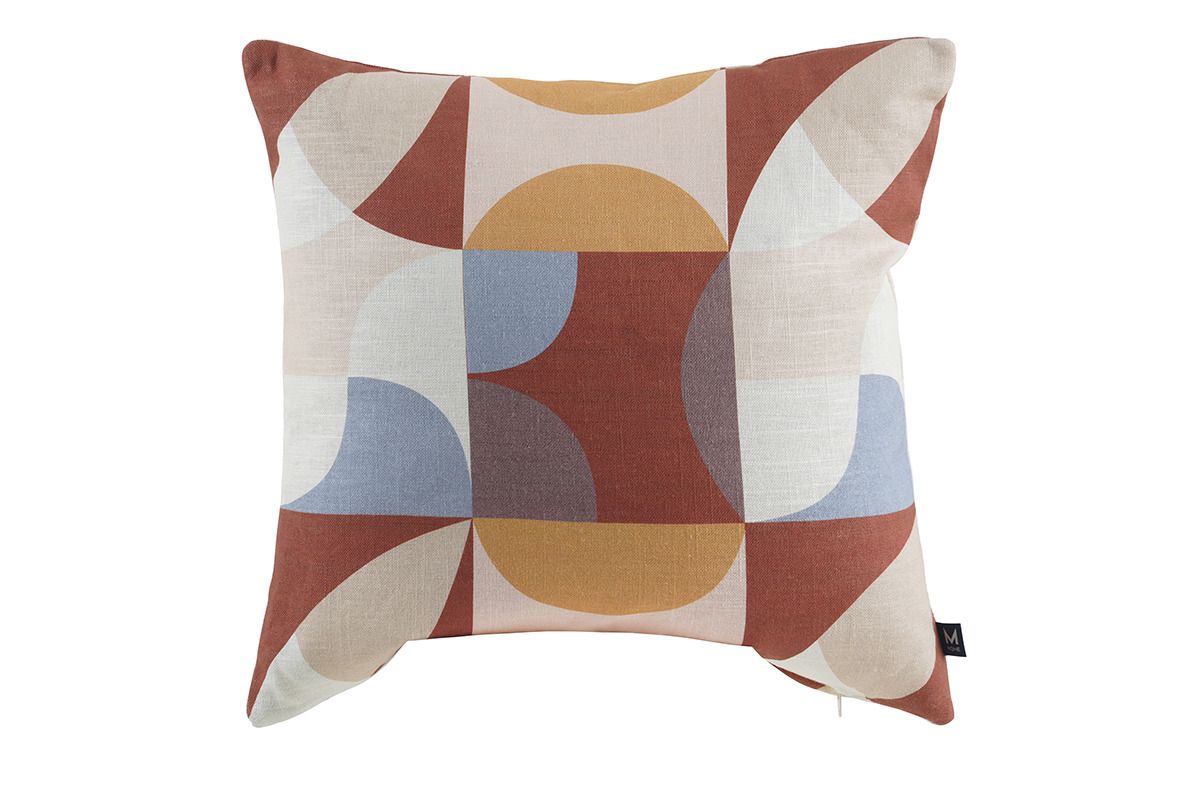 Austin Geo Cushion Cornflower 43x43cm