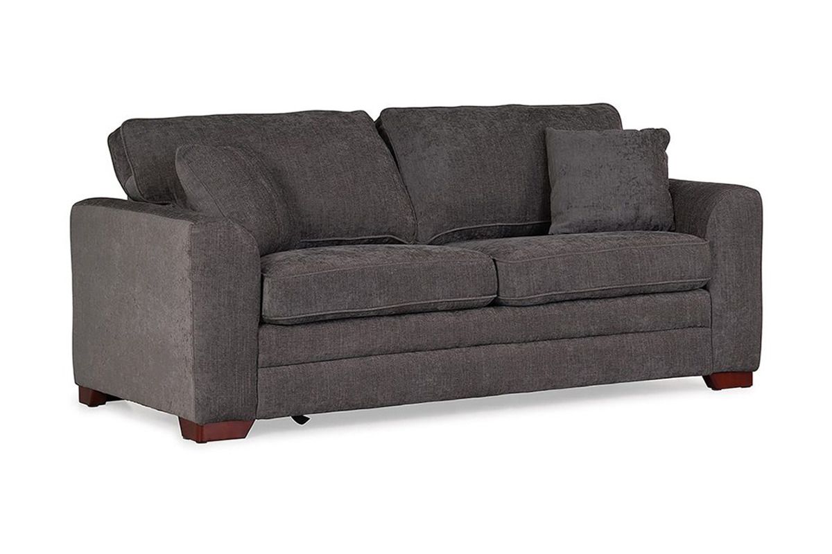 Bernardo Darwin Charcoal Fabric 2 Seater Sofa Bed