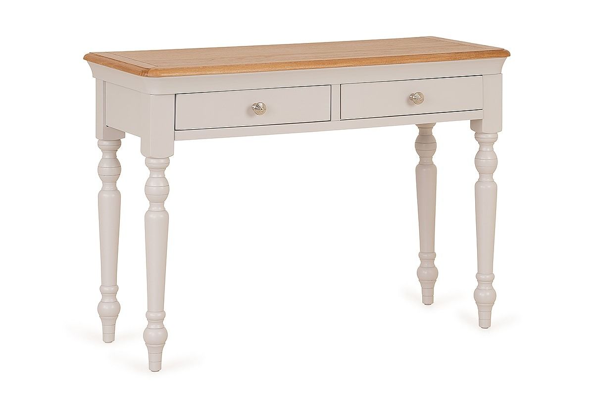 Brighton Light Grey Oak 2 Drawers Dressing Table