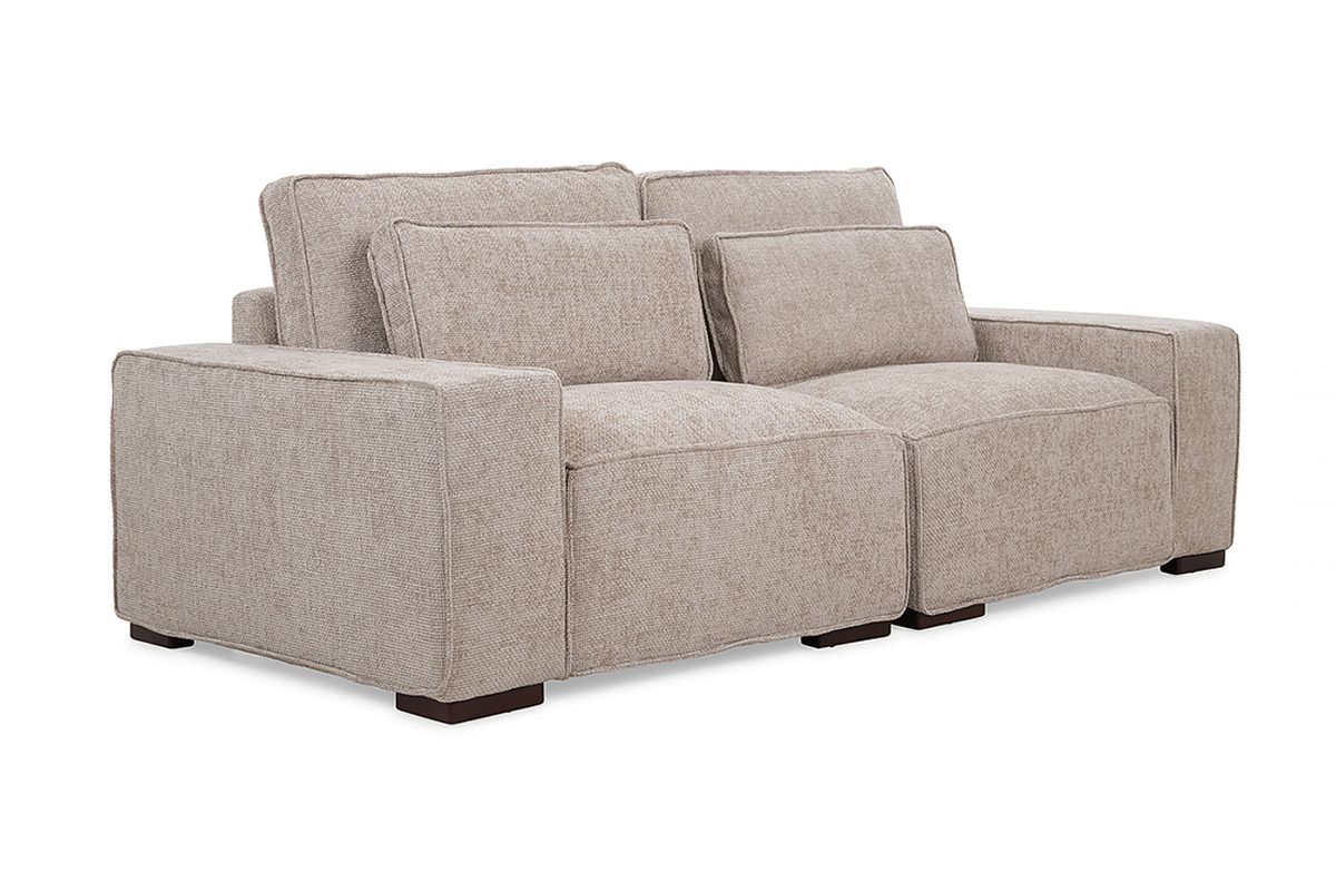 Brooklyn Cream Linen 2 Seater Sofa