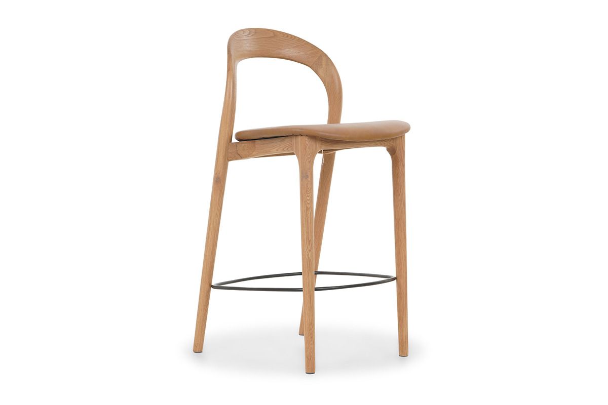 Cadiz Leather Bar Stool
