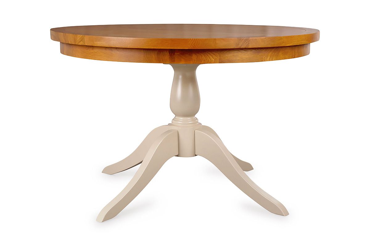 Caravel Light Grey Oak Round Dining Table 1_2M