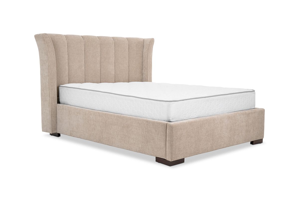 Cloudy Taupe Fabric Super King 6ft Split Base Storage Bed