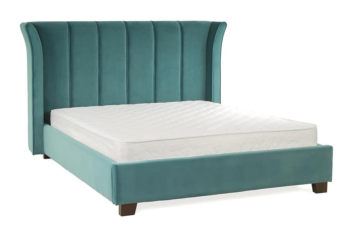 Cloudy Teal Velvet King 5ft Bed Frame