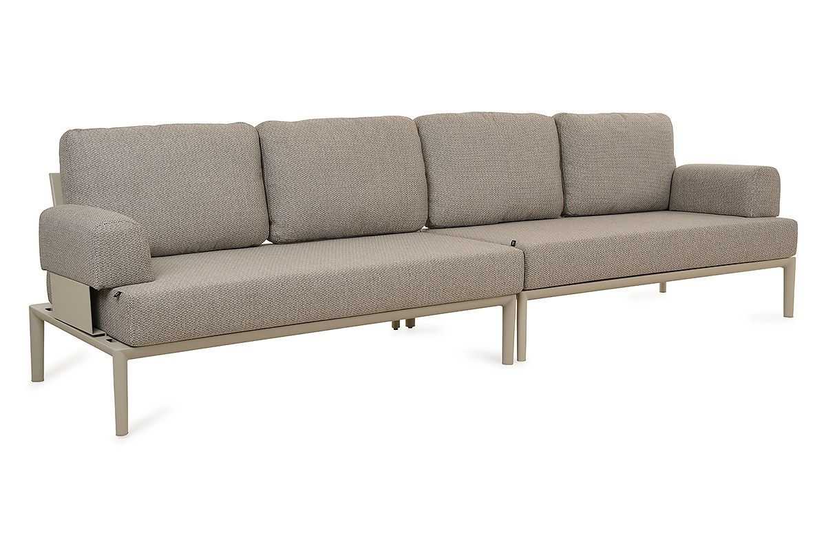 Como Four Seater Outdoor Sofa With Armrests