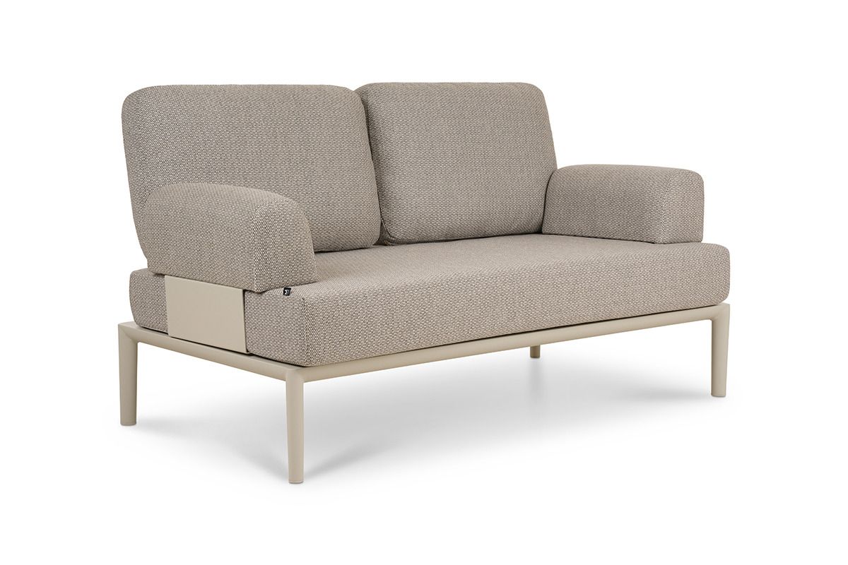 Como Two Seater Outdoor Sofa With Armrests