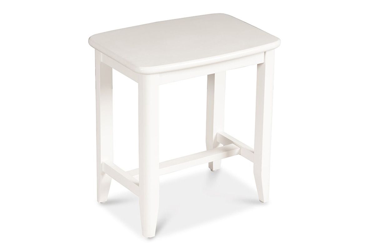 Coolmore White Dressing Stool