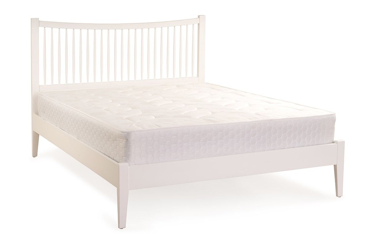 Coolmore White Small Double 4ft Bed Frame