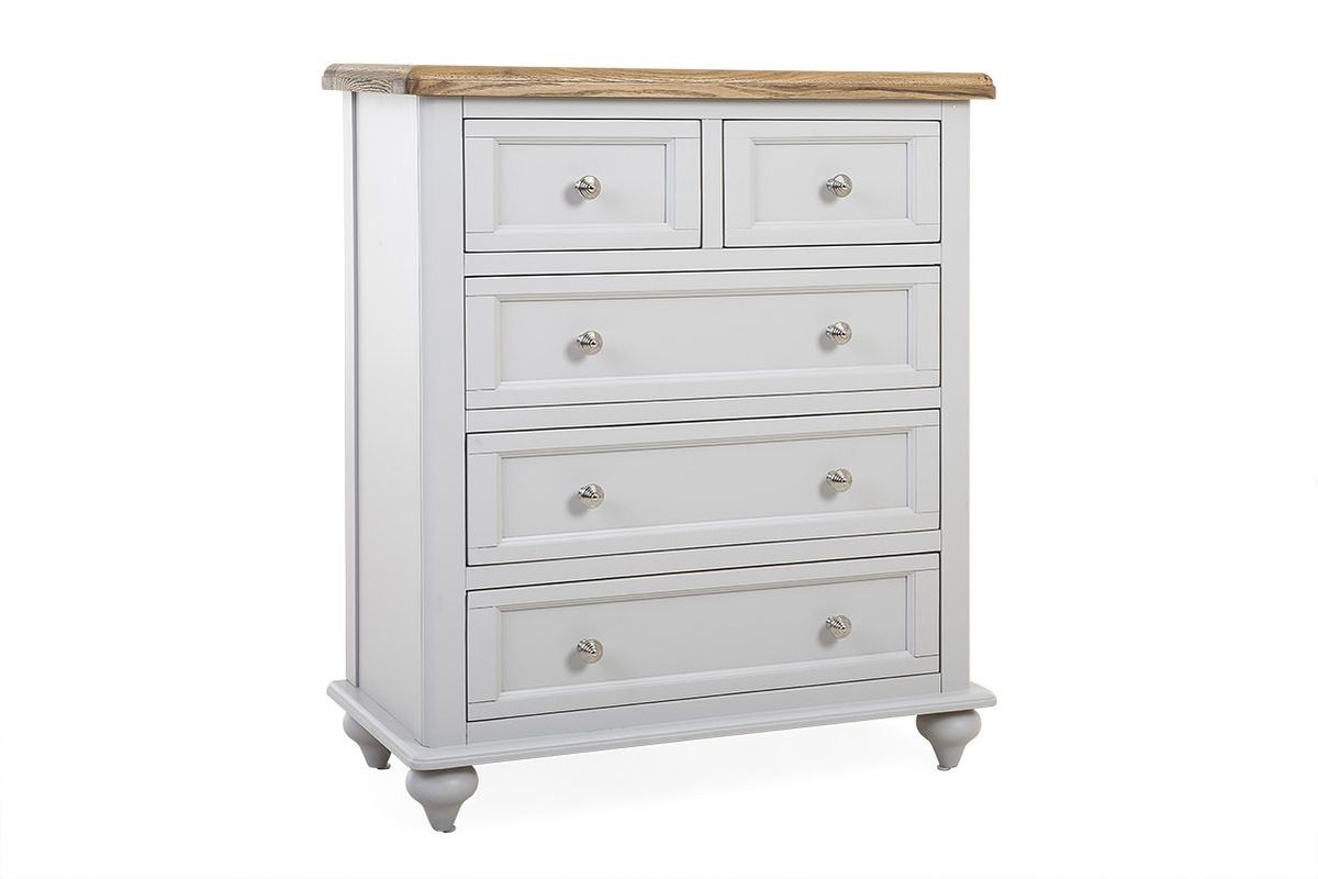 Discovery Grey Oak 5 Drawers Chest