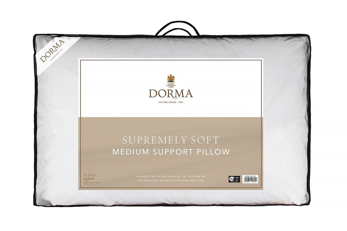 Dorma Supremely Soft Medium Support Pillow
