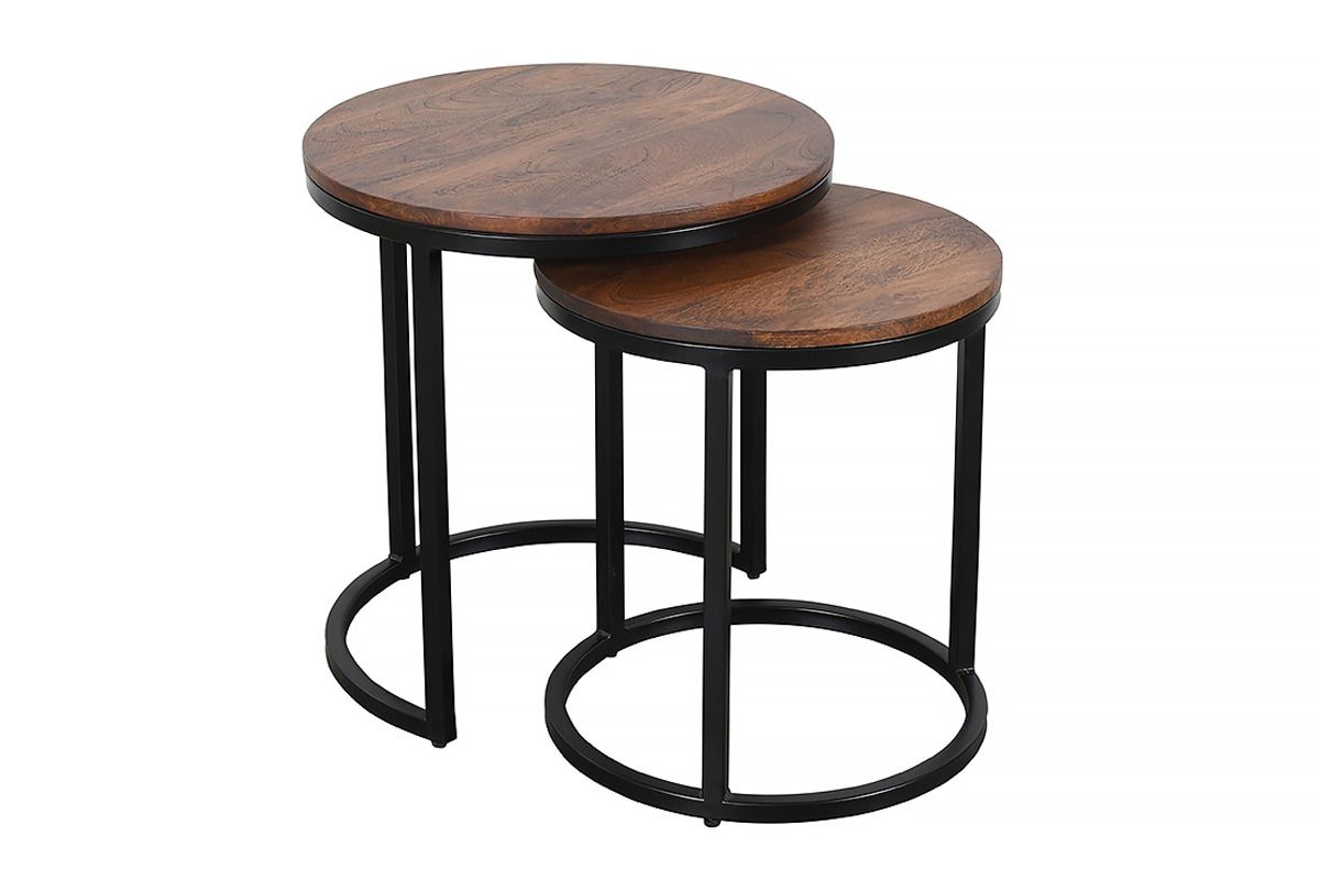 Dusk Small Nest Of 2 Round Tables