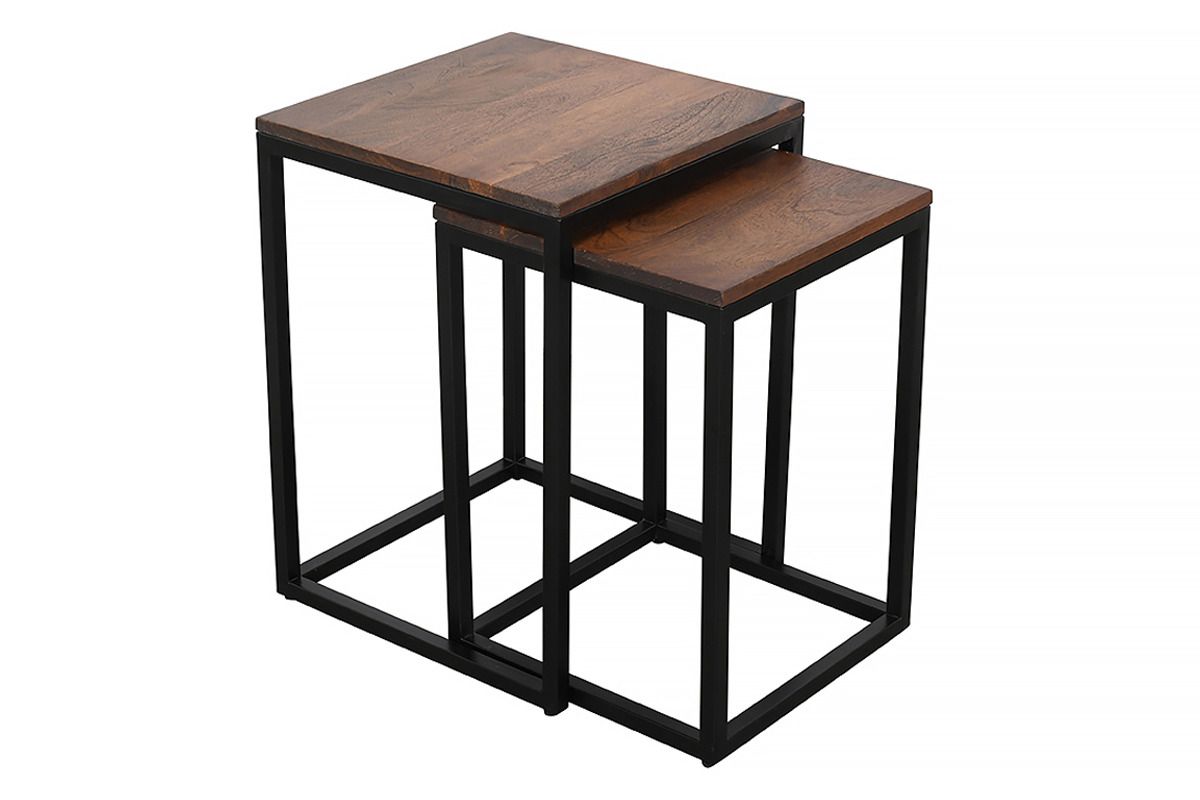 Dusk Small Nest Of 2 Tables Square