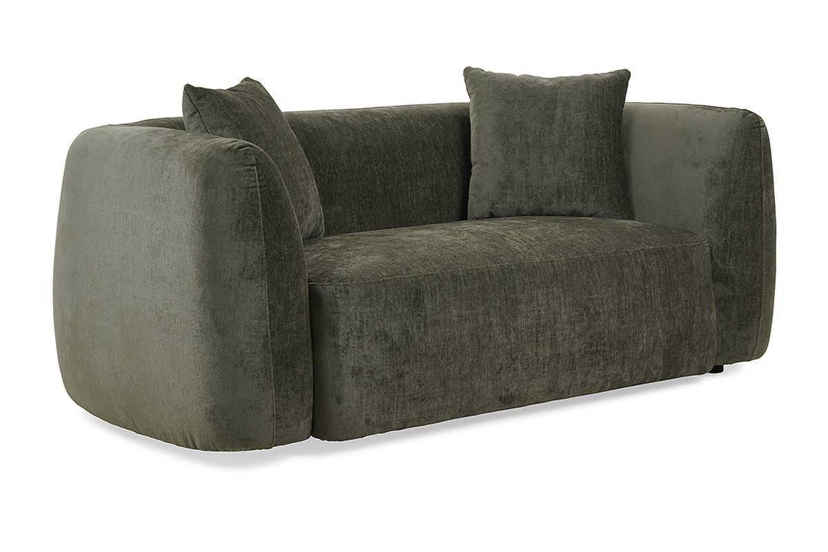 Ella Green Fabric 2 Seater Sofa