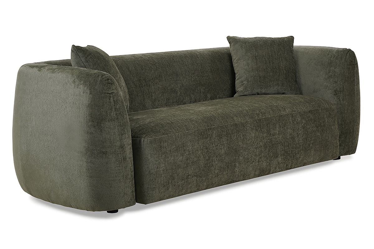 Ella Green Fabric 4 Seater Sofa