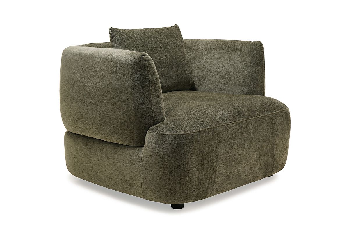 Ella Green Fabric Armchair