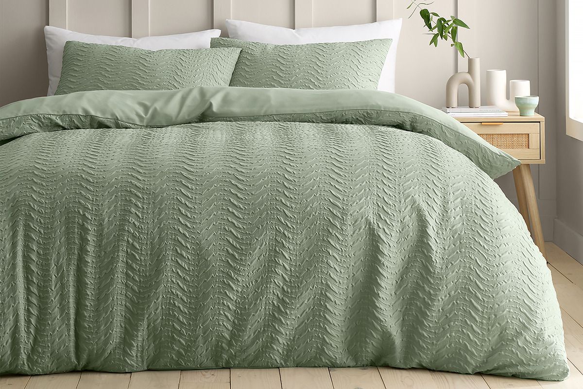 Heatset Wave Super King Duvet Set