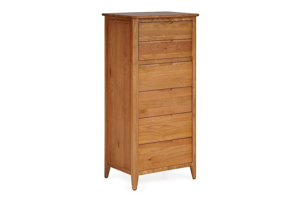 Henderson Oak 6 Drawers Chest
