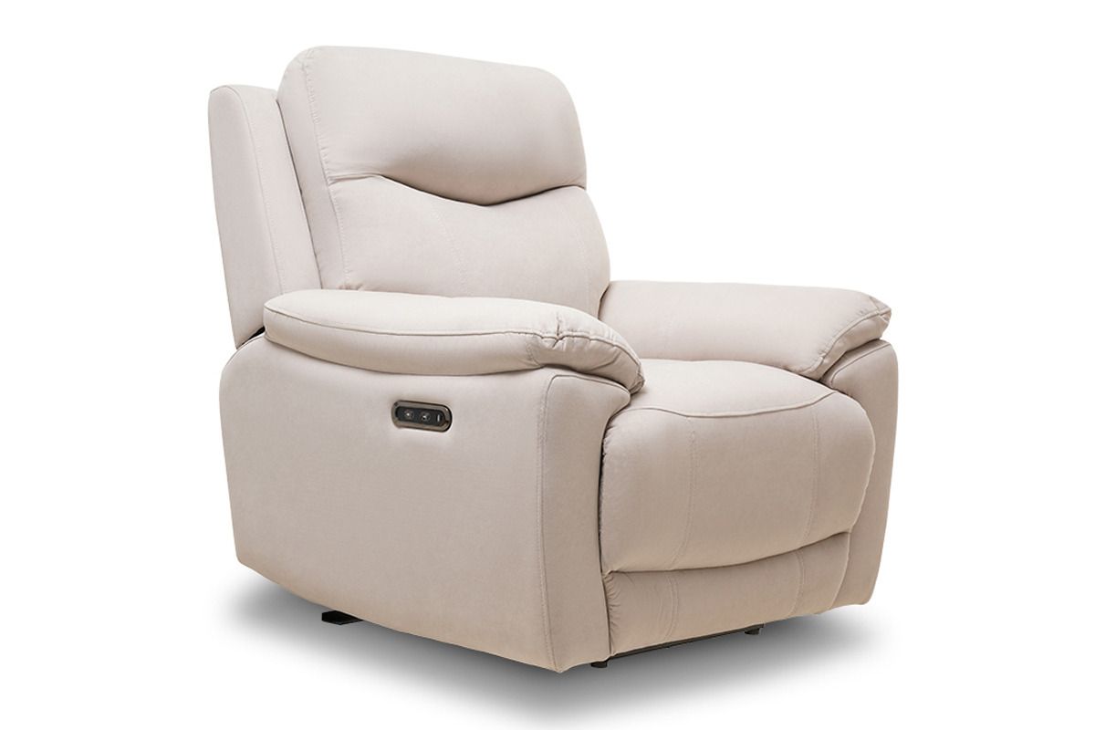 Hudson Resilient Fabric Armchair Electric Recliner