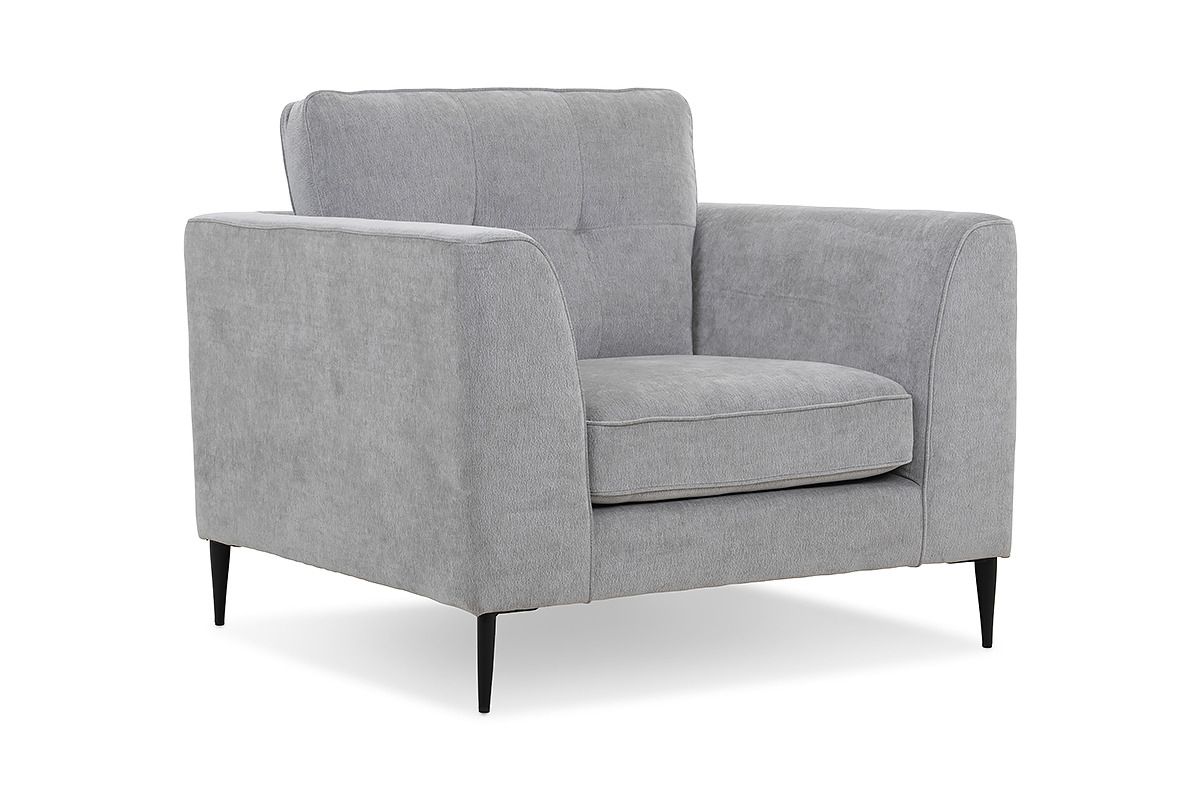 Hunter Grey Fabric Armchair
