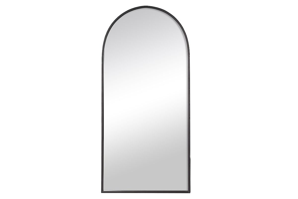 Jennifer Arched Mirror Black 180x80cm