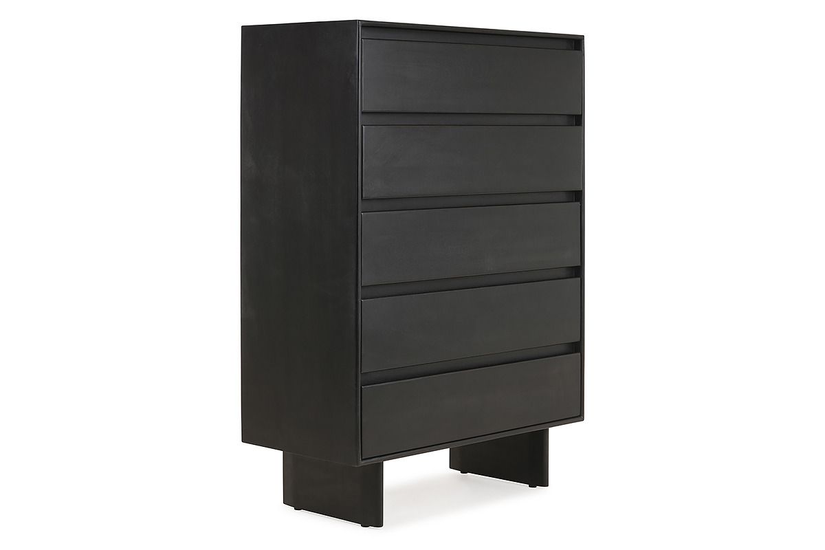 Karma Black 5 Drawer Chest
