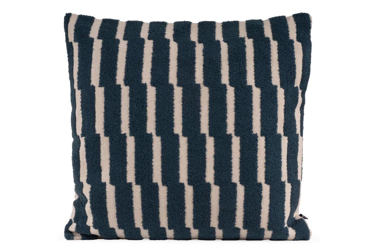 Kaya Navy Striped Cushion 50x50cm