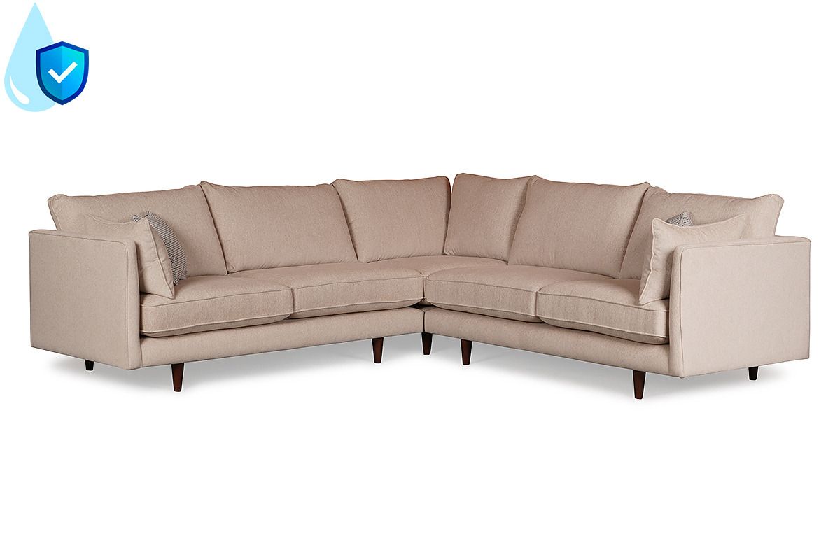 Kilashee Cream Fabric Universal Corner Sofa