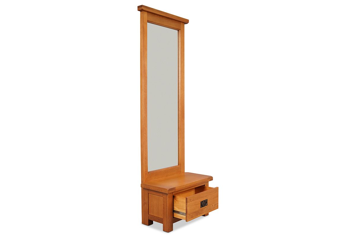 Kingston Oak Cheval Mirror