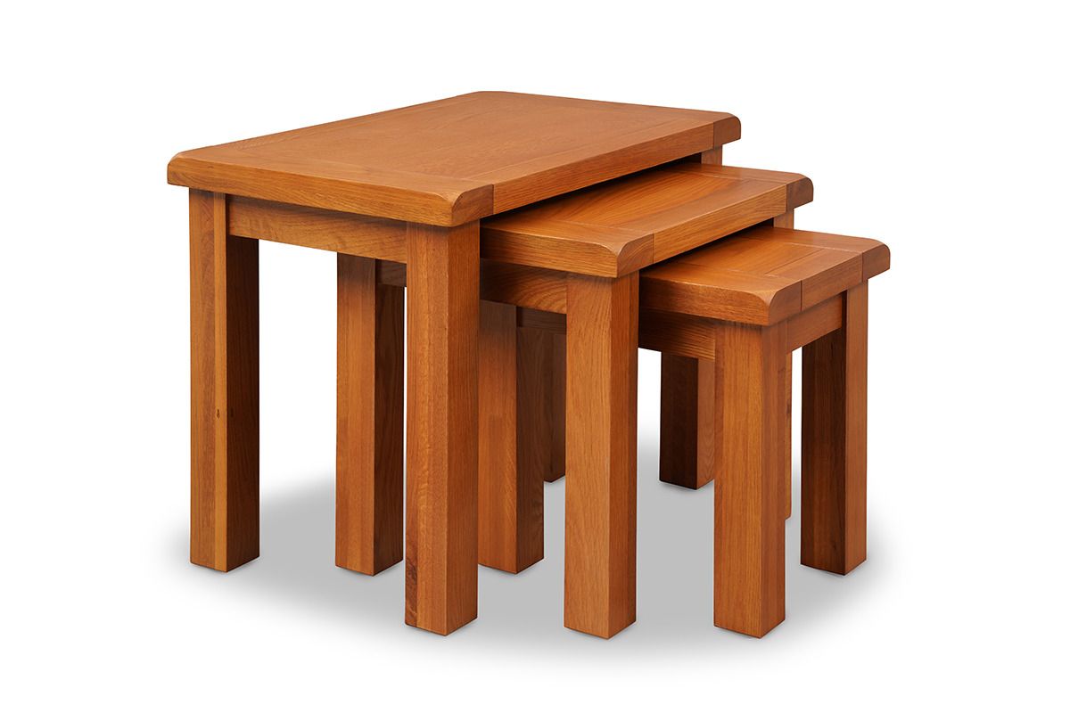 Kingston Oak Nest Of Tables